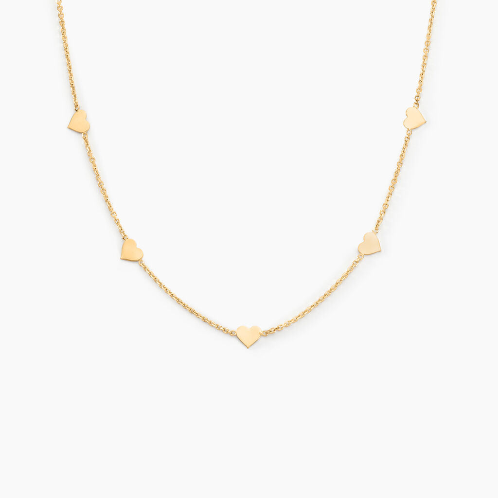 Collier Darleen Or Jaune - Colliers Coeur Femme | Histoire d’Or