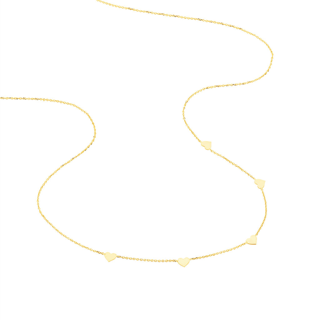 Collier Darleen Or Jaune - Colliers Coeur Femme | Histoire d’Or