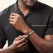 Bracelet Patrice Acier Blanc - Bracelets fantaisie Homme | Histoire d’Or