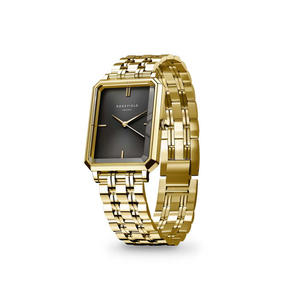 Montre Rosefield Octagon Xs Noir - Montres Femme | Histoire d’Or