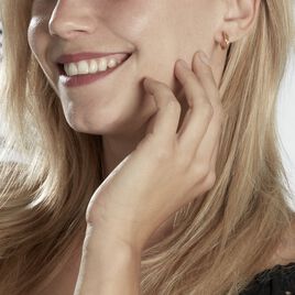 Créoles Maelia Or Jaune - Boucles d'oreilles créoles Femme | Histoire d’Or
