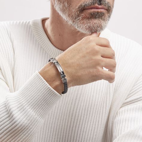 Bracelet Yannick Acier Blanc - Bracelets Homme | Histoire d’Or