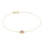 Bracelet Hallie Or Jaune Rhodochrosite - Bracelets Femme | Histoire d&rsquo;Or