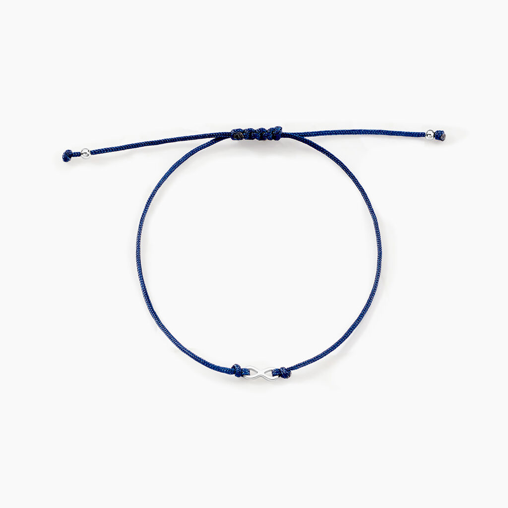 Bracelet Lyli Argent Blanc - Bracelets cordon Femme | Histoire d&rsquo;Or