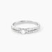 Bague Solitaire Katalina Or Blanc Diamant - Bagues solitaires Femme | Histoire d&rsquo;Or