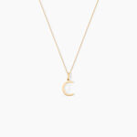 Pendentif Ionia Lettre Or Jaune - Pendentifs Famille | Histoire d&rsquo;Or