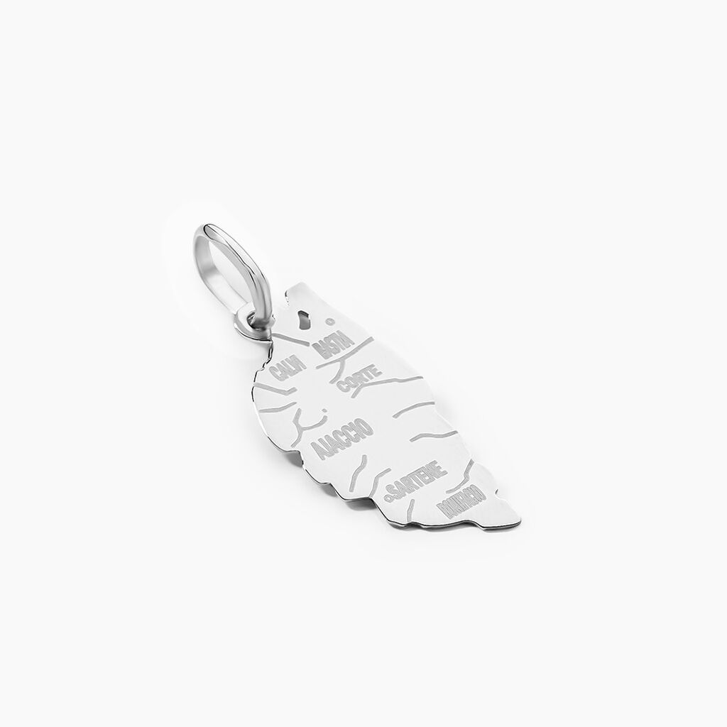 Pendentif Gaietana Corse Or Blanc - Pendentifs Famille | Histoire d’Or