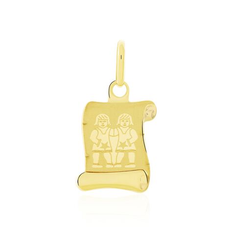 Pendentif Lamie Zodiaque Parchemin Or Jaune - Pendentifs Zodiaque Famille | Histoire d’Or