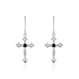 Boucles D'oreilles Pendantes Argent Blanc Florian Oxydes De Zirconium - Boucles d'oreilles fantaisie Femme | Histoire d’Or