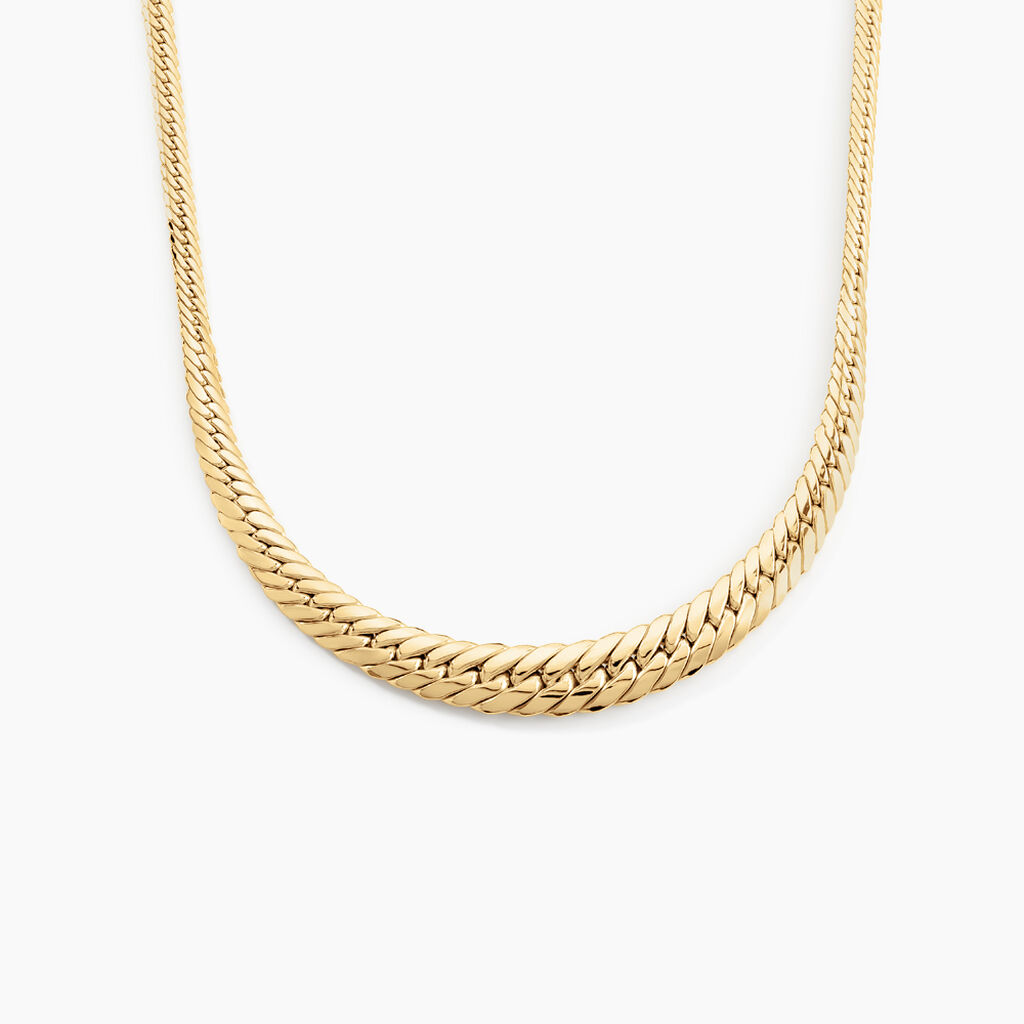 Collier Or Jaune Izel Maille Anglaise - Chaines Femme | Histoire d’Or