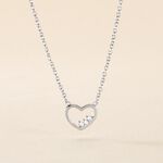 Collier Argent Shelan Oxydes De Zirconium - Colliers fantaisie Femme | Histoire d&rsquo;Or