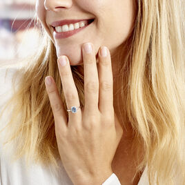 Bague Solitaire Aladin Argent Oxyde De Zirconium - Bagues solitaires Femme | Histoire d’Or