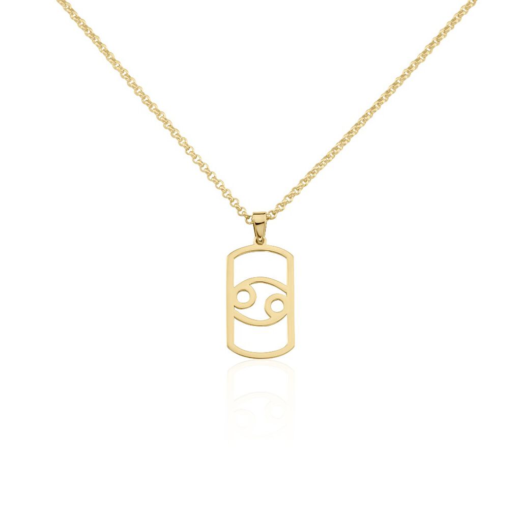 Collier Plaqué Or Prospero - Colliers Zodiaque Homme | Histoire d’Or
