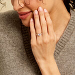 Bague Or Jaune Carolina Oxyde De Zirconium - Bagues solitaires Femme | Histoire d&rsquo;Or