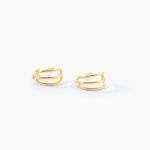 Cr&eacute;oles Wenonah Or Jaune Oxyde De Zirconium - Boucles d'oreilles cr&eacute;oles Femme | Histoire d&rsquo;Or