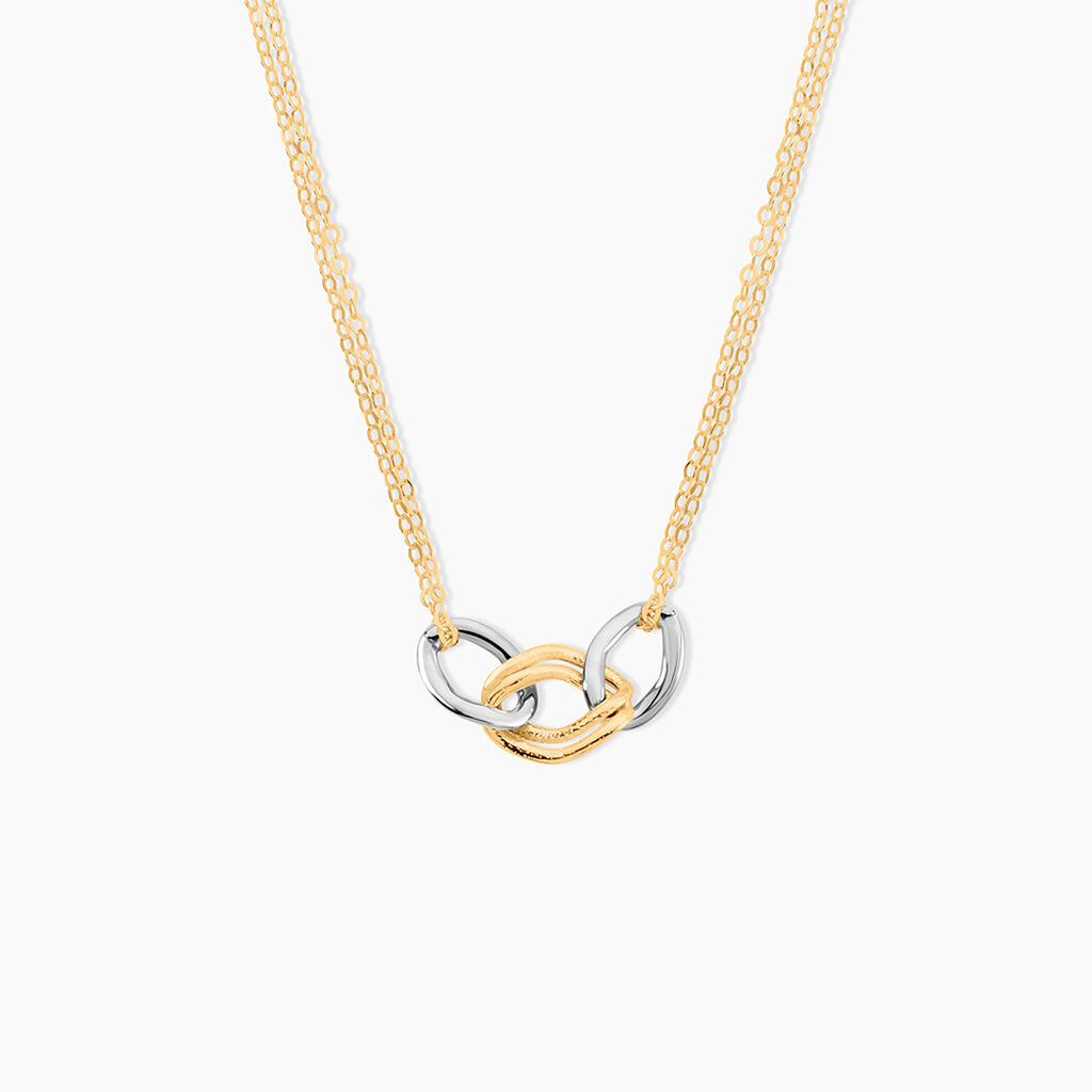 Collier Louisa Or Bicolore - Colliers Femme | Histoire d&rsquo;Or