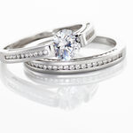 Bague Malou Argent Blanc Oxyde De Zirconium - Bagues solitaires Femme | Histoire d&rsquo;Or