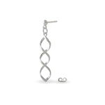 Boucles D'oreilles Pendantes Jolanda Argent Blanc - Boucles d'oreilles fantaisie Femme | Histoire d&rsquo;Or
