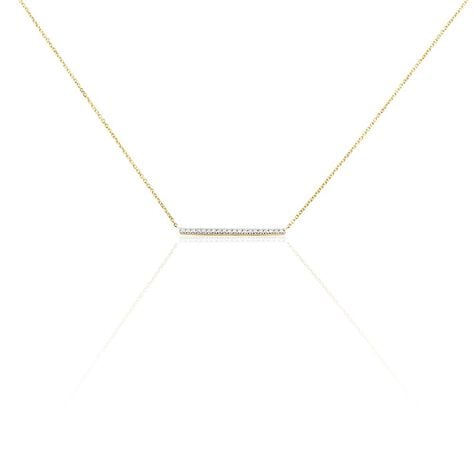 Collier Alayna Or Jaune Diamant - Colliers Femme | Histoire d’Or