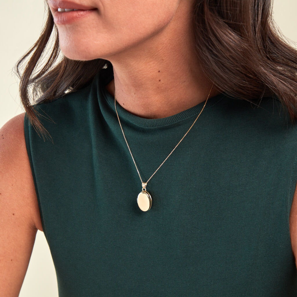 Pendentif Karcsi Or Jaune - Pendentifs Famille | Histoire d’Or