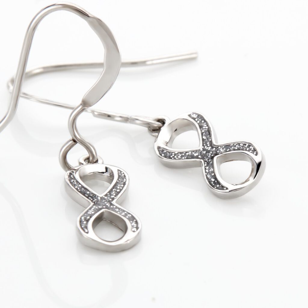 Boucles D'oreilles Pendantes Argent Solkem Glitter - Boucles d'oreilles fantaisie Femme | Histoire d&rsquo;Or