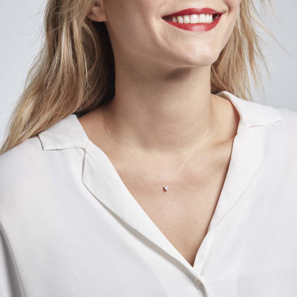 Collier Or Jaune Maiorga Oxyde De Zirconium - Colliers Femme | Histoire d’Or