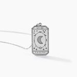 Collier Arcane Argent Blanc - Colliers fantaisie Homme | Histoire d&rsquo;Or