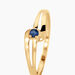 Bague Nesryne Or Jaune Saphir - Bagues solitaires Femme | Histoire d’Or