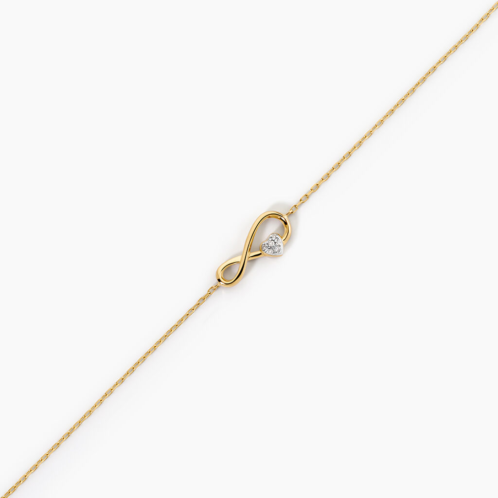 Bracelet Minossa Or Jaune Diamant - Bracelets Pierre Femme | Histoire d&rsquo;Or