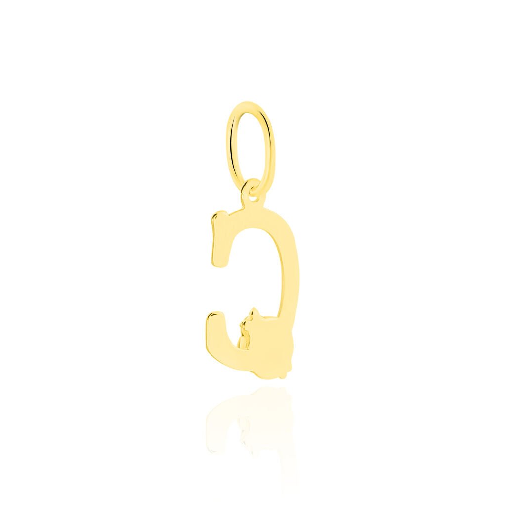 Pendentif Helidie Coccinelle Lettre Or Jaune - Pendentifs Enfant | Histoire d’Or