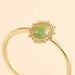 Bague Vintage Love Plaqué Or Jaune Aventurine - Bagues solitaires Femme | Histoire d’Or