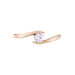 Solitaire Or Rose Camilia Oxyde De Zirconium - Bagues solitaires Femme | Histoire d’Or