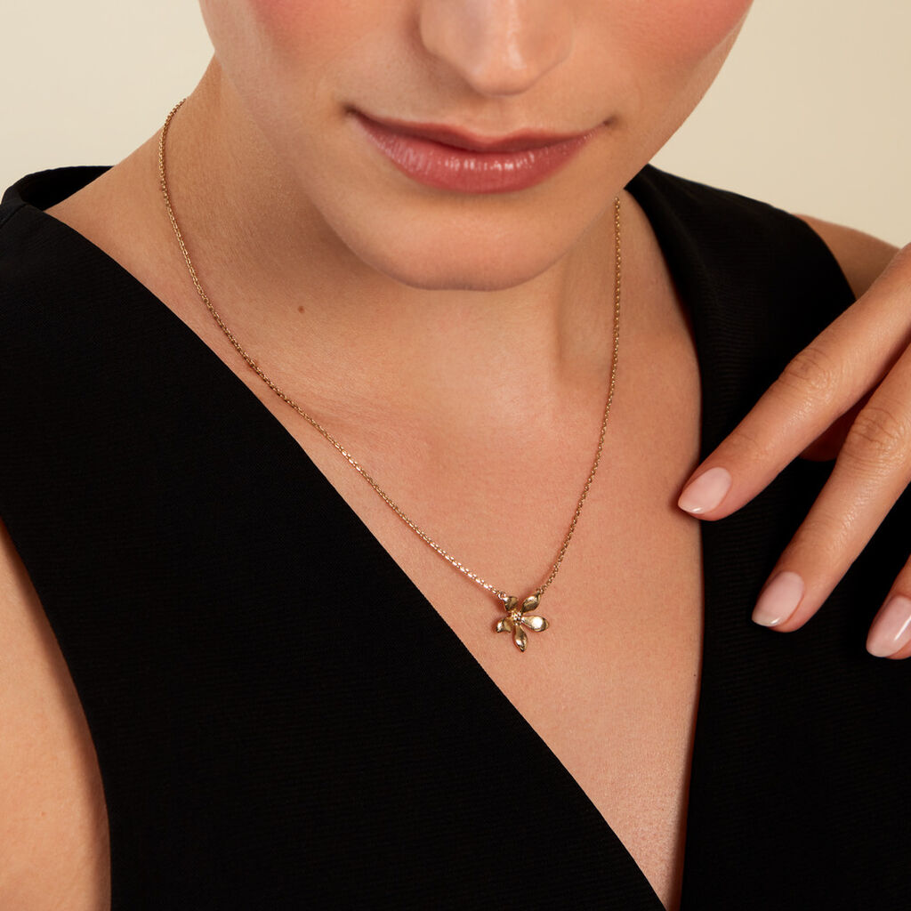 Collier Zinnia Plaqué Or Jaune - Colliers Femme | Histoire d’Or
