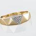 Bague Lizia Or Jaune Diamant - Bagues avec pierre Femme | Histoire d’Or