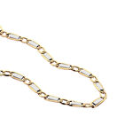 Collier Danae Plaquette Or Bicolore - Chaines Homme | Histoire d&rsquo;Or