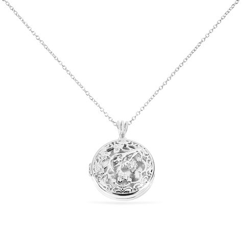 Collier Sautoir Fantine Argent Blanc Oxyde De Zirconium - Sautoirs Femme | Histoire d’Or