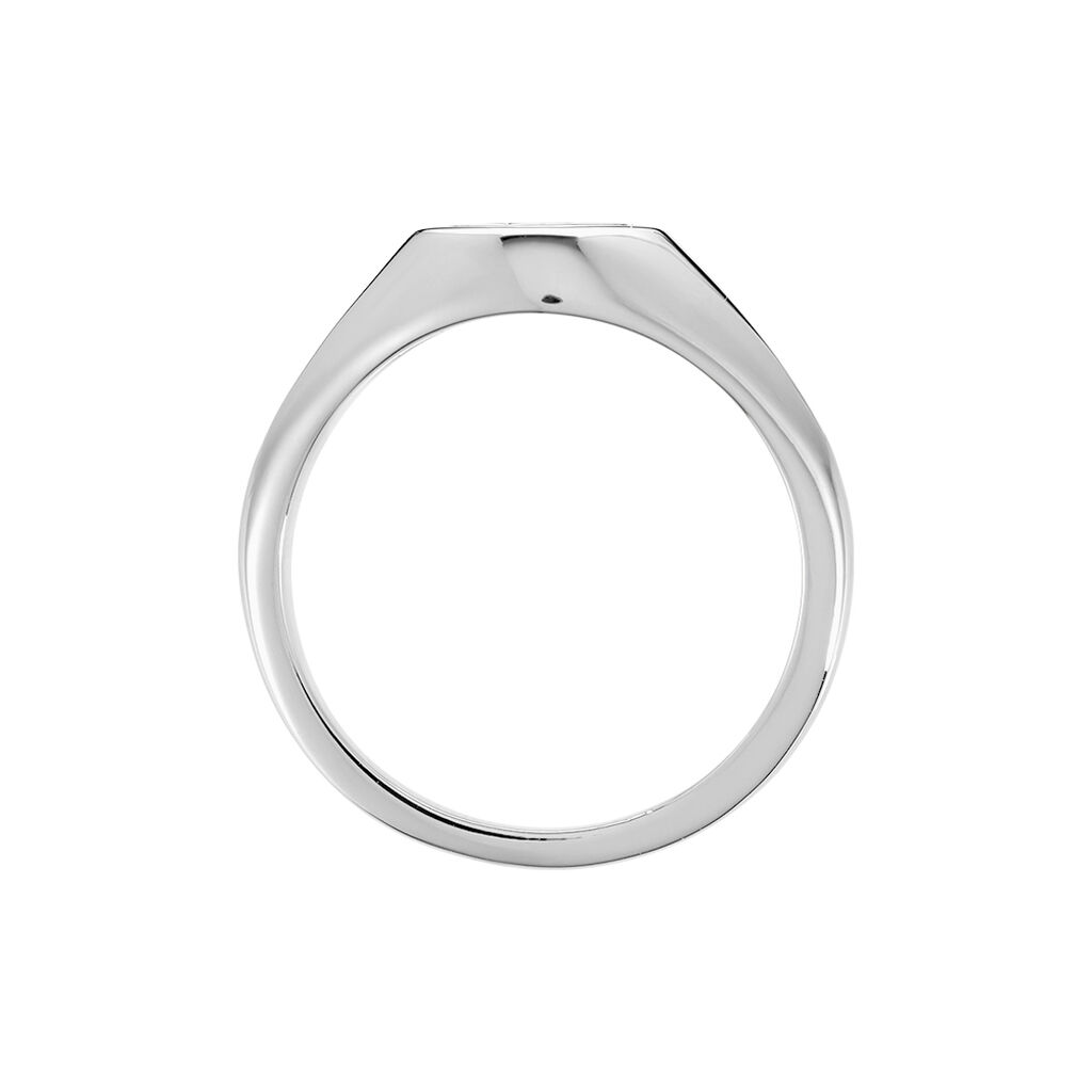 Chevalière Chesley Argent Blanc Oxyde De Zirconium - Chevalières Femme | Histoire d’Or