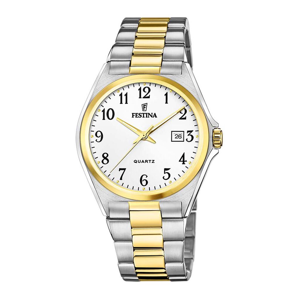 Montre Festina Classics Blanc - Montres Homme | Histoire d&rsquo;Or