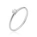 Bague Solitaire Liseline Or Blanc Diamant - Bagues solitaires Femme | Histoire d’Or