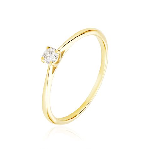 Bague Solitaire Aphrodite Or Jaune Diamant - Bagues solitaires Femme | Histoire d’Or