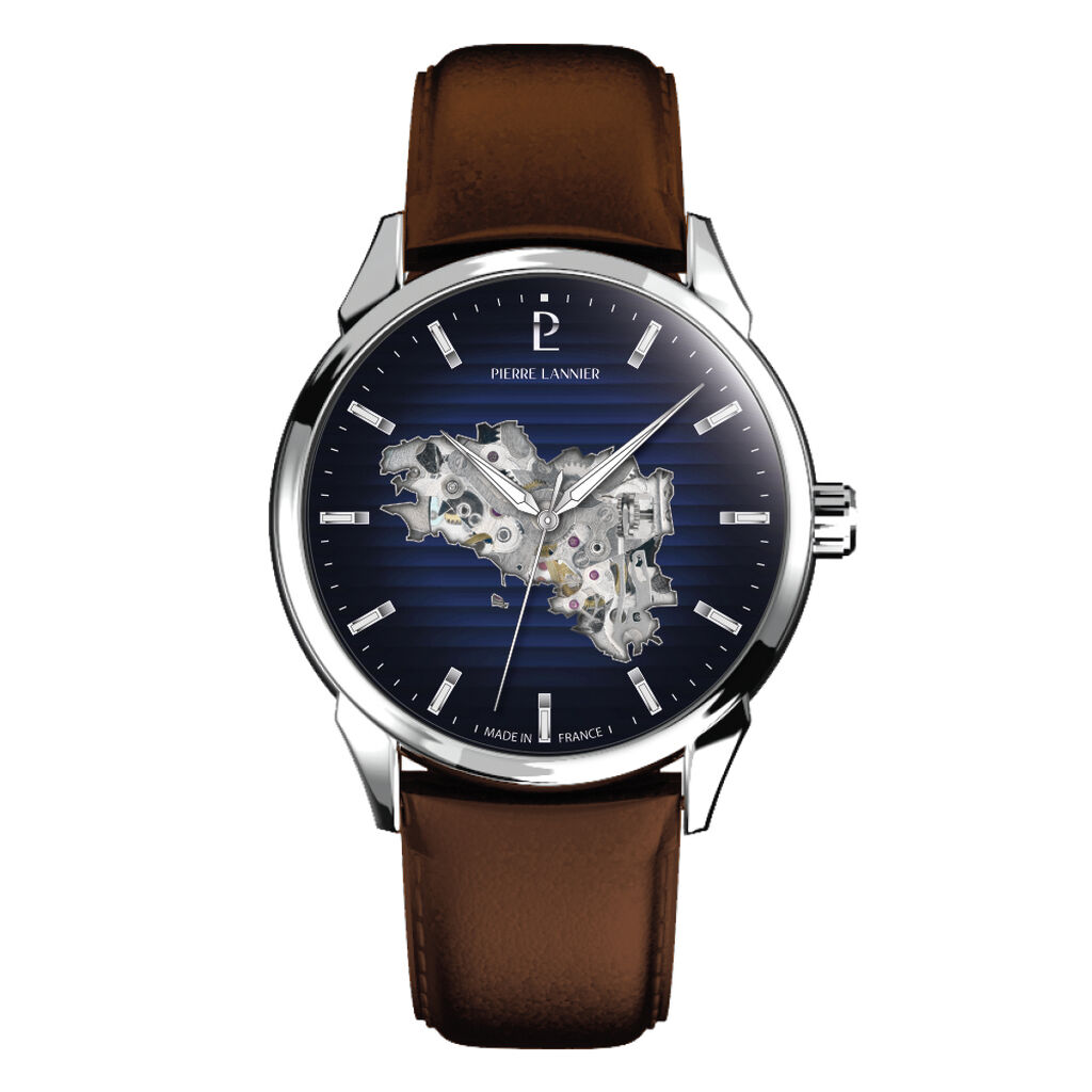 Montre Pierre Lannier Monarck Bleu - Montres Homme | Histoire d’Or