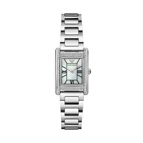 Montre Emporio Armani Nacre Blanche - Montres Femme | Histoire d&rsquo;Or