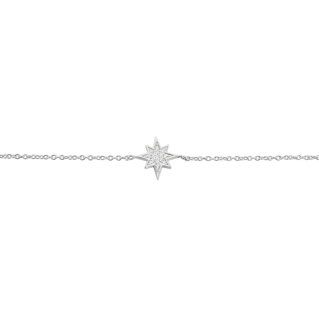 Bracelet Speranza Argent Blanc Oxyde De Zirconium - Bracelets fantaisie Femme | Histoire d’Or