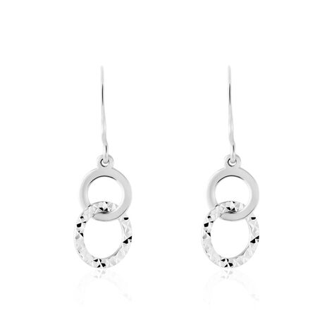 Boucles D'oreilles Pendantes Argent Blanc - Boucles d'oreilles fantaisie Femme | Histoire d’Or