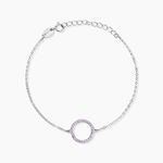 Bracelet Ambroisie Argent Blanc Oxyde De Zirconium - Bracelets Femme | Histoire d&rsquo;Or