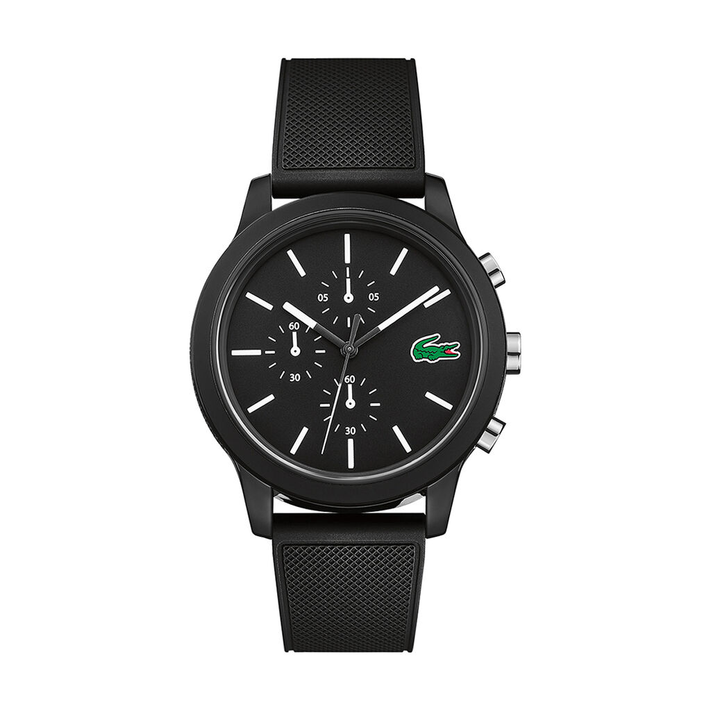 Montre Lacoste 12.12 Noir - Montres Homme | Histoire d’Or