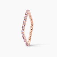 Bague Aselya Argent Rose Oxyde De Zirconium