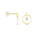 Boucles D'oreilles Or Jaune Adrienn Diamants - Clous d'oreilles Femme | Histoire d’Or