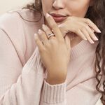 Bague Elodea Or Rose Diamant - Bagues avec pierre Femme | Histoire d&rsquo;Or