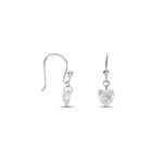 Boucles D'oreilles Pendantes Argent Blanc Sopher Oxydes De Zirconium - Boucles d'oreilles fantaisie Femme | Histoire d&rsquo;Or